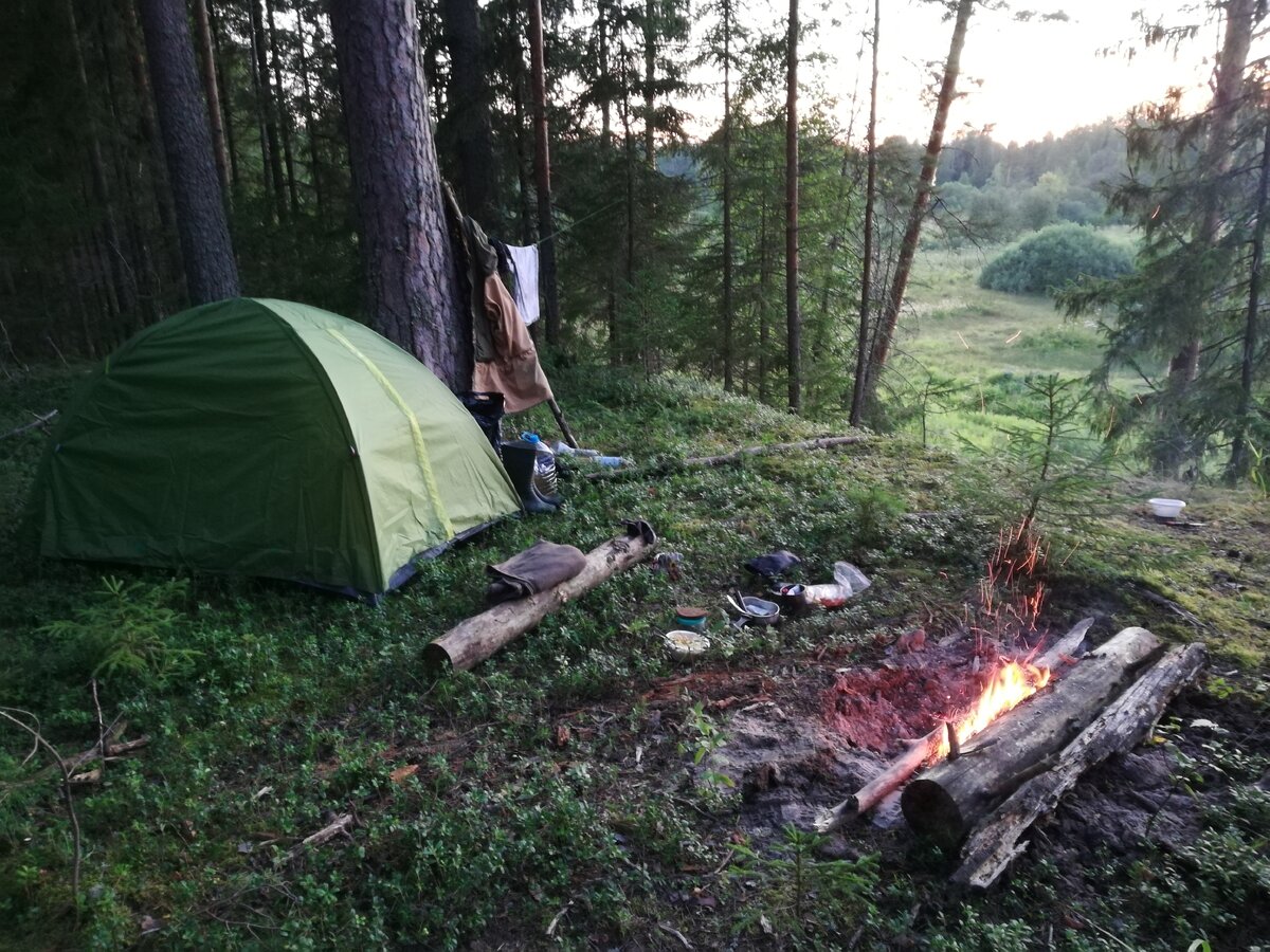 Двухслойная палатка без тамбура