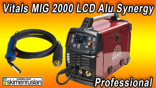 Vitals MIG 2000 LCD Alu Synergy - Professional