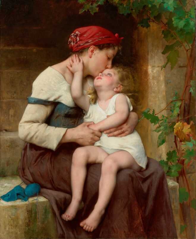 Léon Perrault, 1894 - Mother with Child.