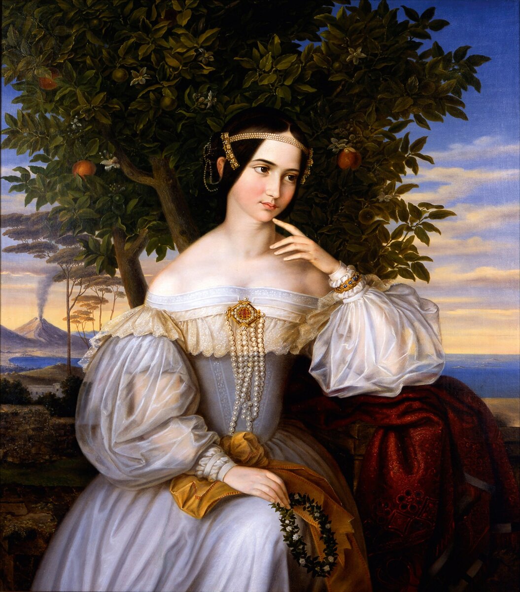 СВАДЕБНЫЙ ПОРТРЕТ ШАРЛОТТЫ ФОН РОТШИЛЬД, 1836.