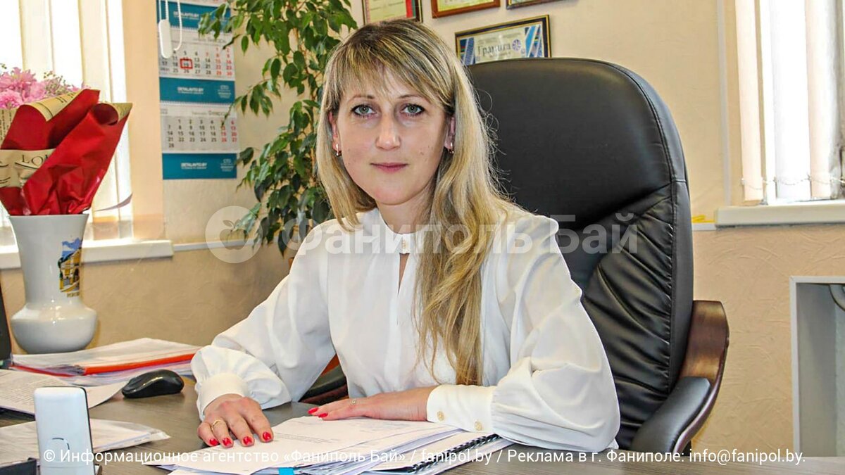 На фото: генеральный директор УП «Дзержинское ЖКХ» Красовская Вера Александровна.