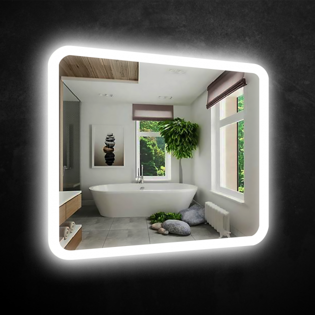 Зеркало с светодиодной под Светкой 