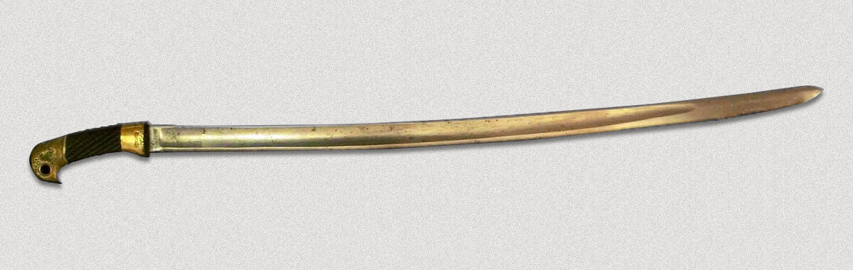 Шашка с сильно изогнутой рукоятью образца 1927 года