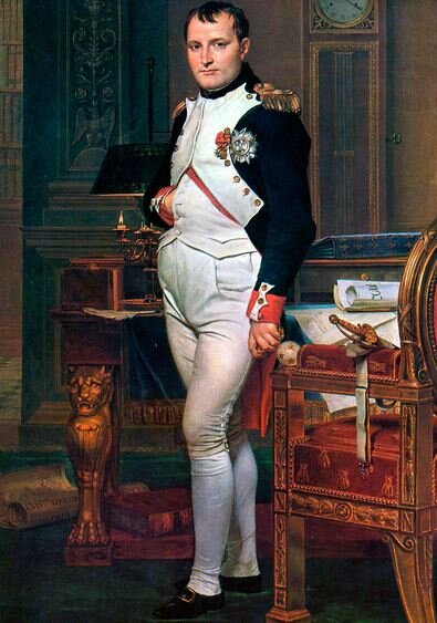 Жак Луи Давид. Император Наполеон в своем кабинете в Тюильри.