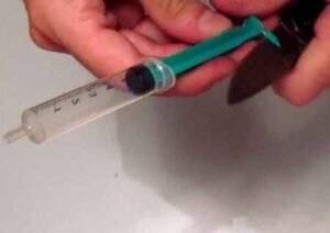 Оловоотсос вакуумный шприц для удаления припоя олова