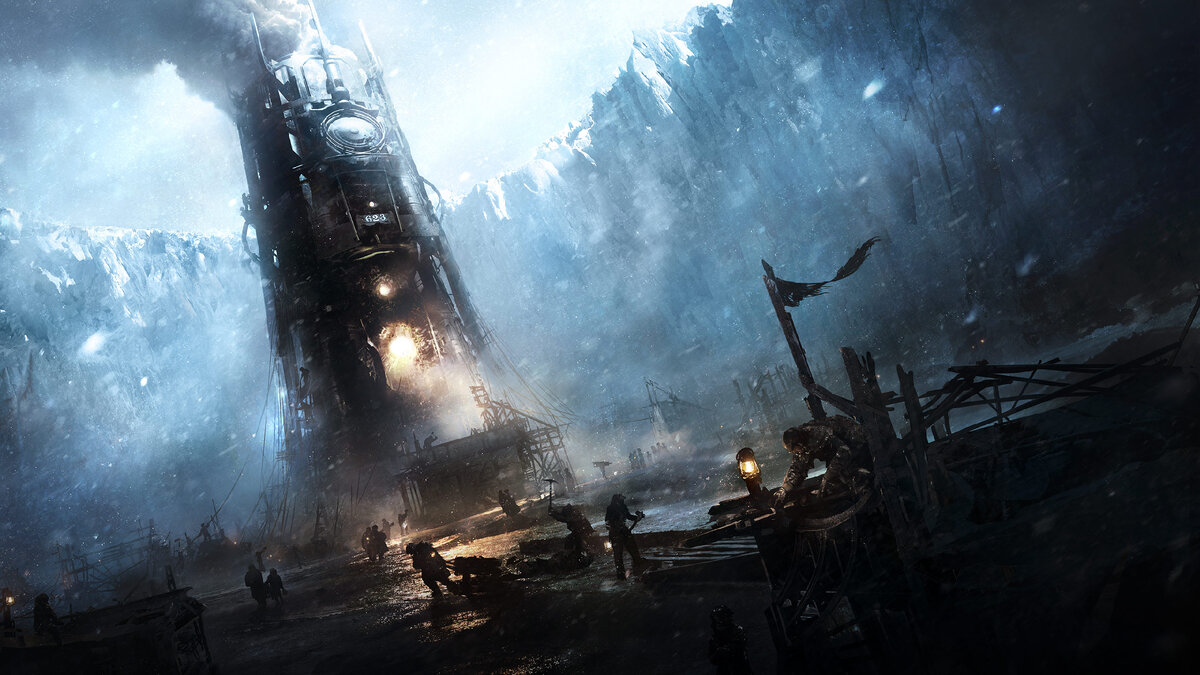 Кадр из игры Frostpunk https://www.frostpunkgame.com/