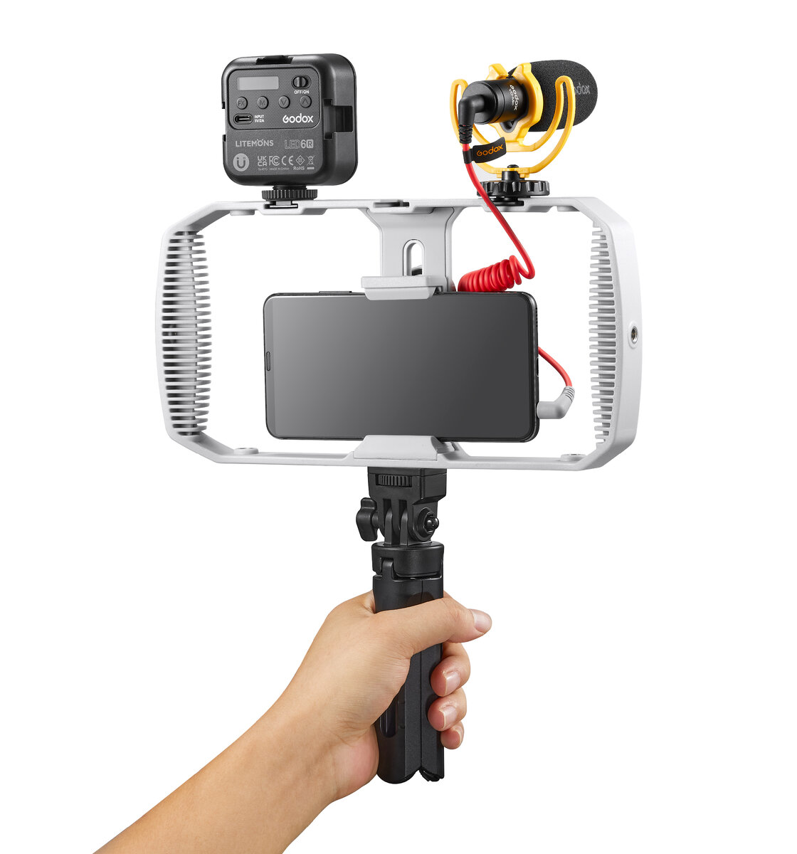 Комплект оборудования Godox VK с клеткой для смартфона