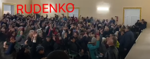 Подсчёт голосов. Счётной комиссии было легко работать, потому что голосов "против" и "воздержался" не было.