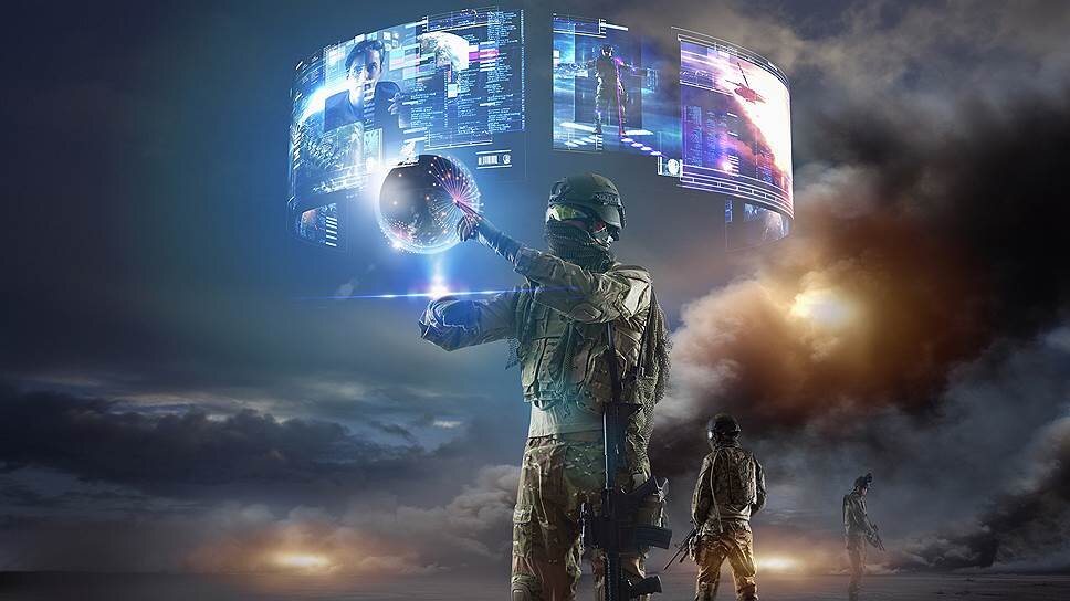 Аллегория гибридной войны.