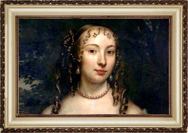 Портрет английской принцессы Генриетты Анны, написанный Яном Митеном (1614-1670). Из открытых источников