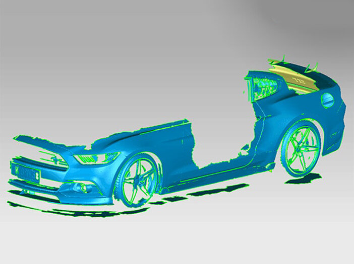 3d модель отсканированного авто