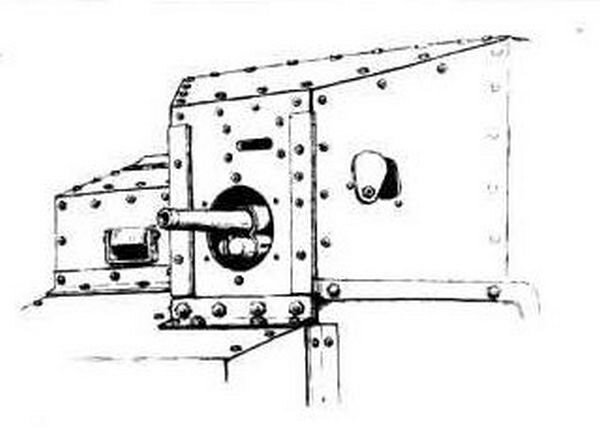 37-мм пушка № А-388 танка «Сибирякъ», из книги Максима Коломийца "Танки в Гражданской войне"