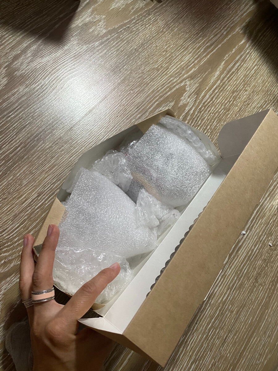 Упаковка хрупкого заказа