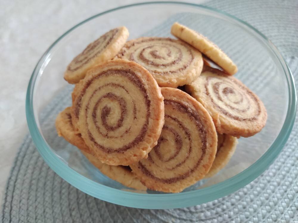 Печенье улитка с джемом
