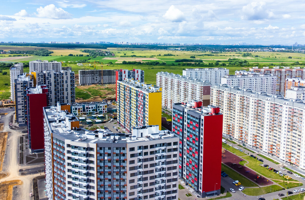 Микрорайон, окруженный природой