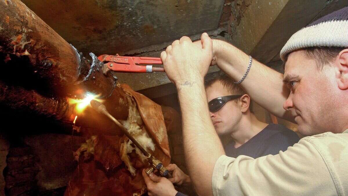    Работа коммунальных служб © РИА Новости / Виталий Аньков