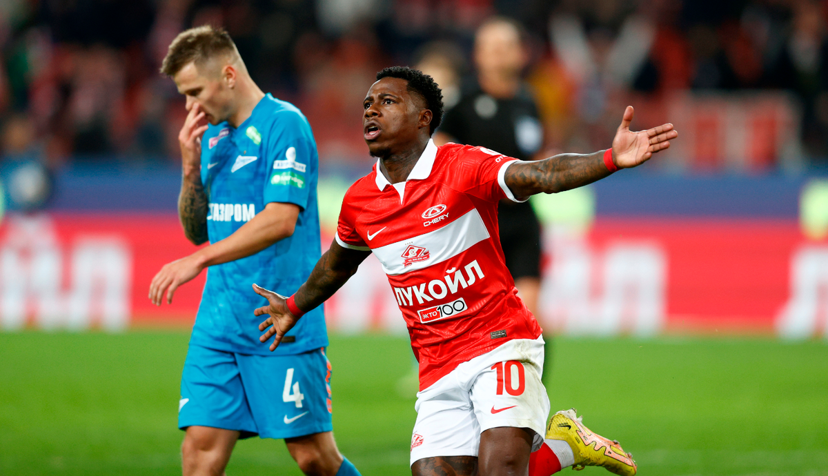 Квинси Промес стал главным творцом победы "Спартака" над "Зенитом". Фото: globallookpress