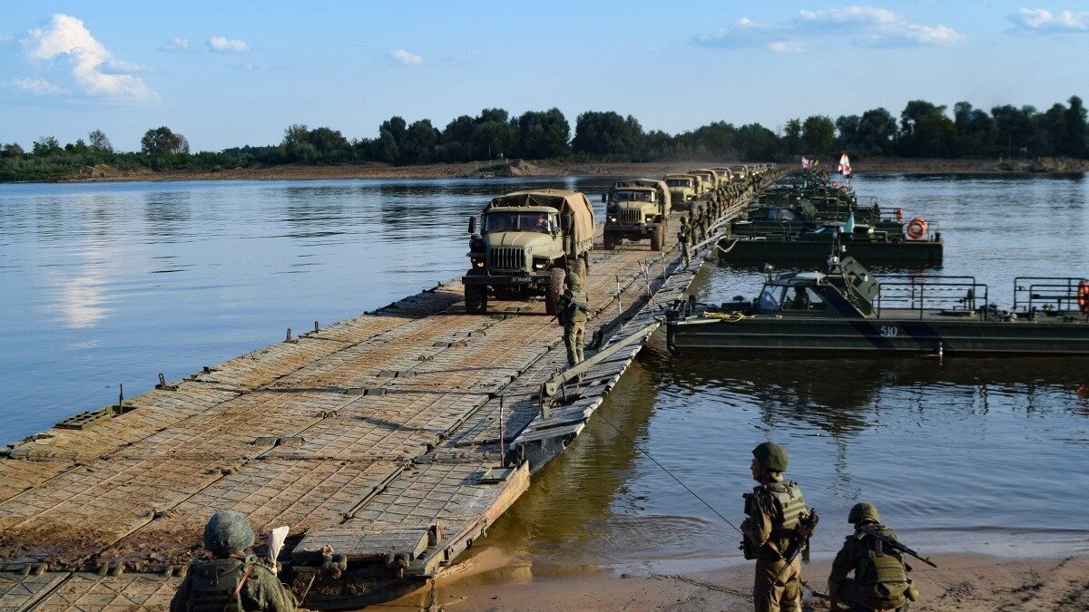 переправа через реку военные