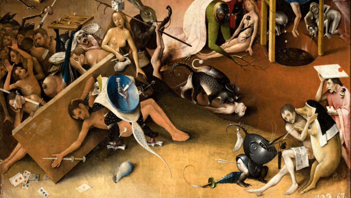 Фрагмент картины И. Босха «Музыкальный Ад».