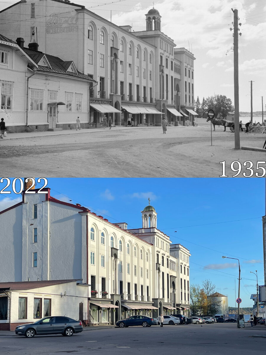 Сортавала в начале XX века и сейчас. Путешествие в чудесную Карелию |  Now&Then Russia | Дзен