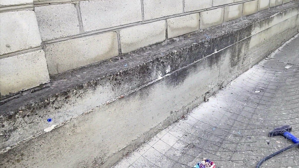 Цоколь дома,  длина и высота