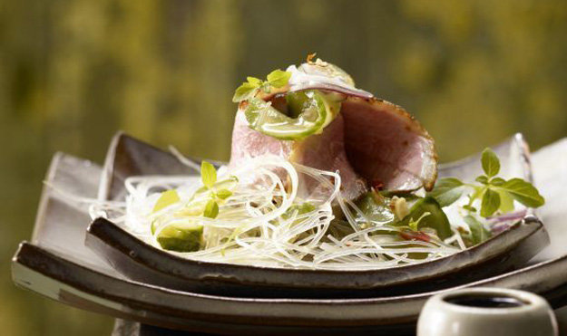 Мясной салат рецепт с утиной грудкой 