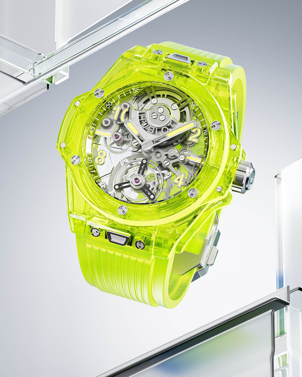    Big Bang Tourbillon Automatic Yellow Neon SAXEMАРХИВЫ ПРЕСС-СЛУЖБ