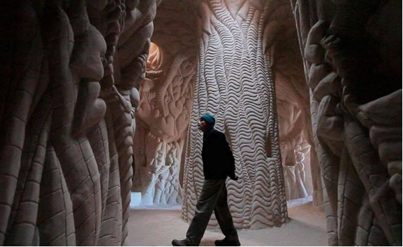 Пещеры Ра Полет. Источник https://www.onlyinyourstate.com/new-mexico/hand-carved-caves-paulette-nm/?utm_medium=Social&utm_source=Pinterest