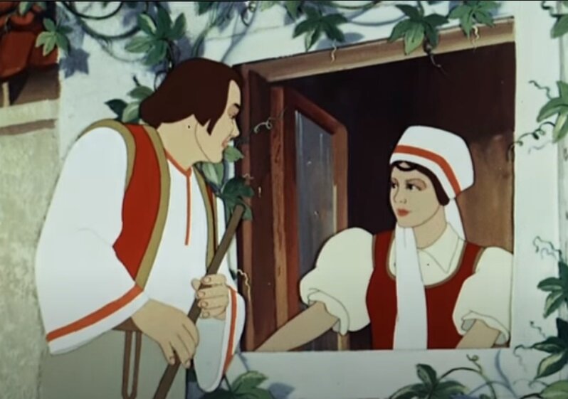 кадр из мультфильма "Валидуб", Союзмультфильм. 1952. Режиссёр Д.Бабиченко, сценарий Л.Веприцкая