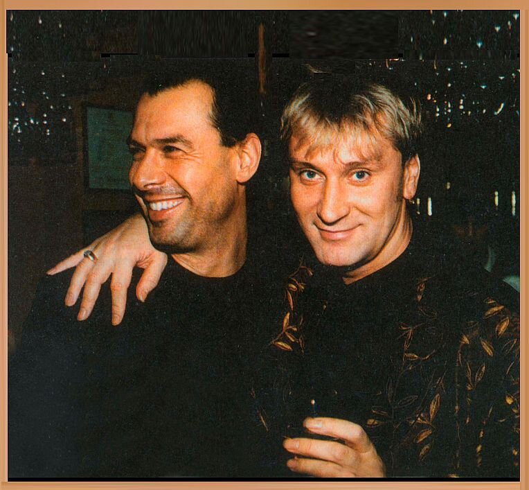 Сергей Пенкин со своим рижским другом Леоном Звиедрисом. Фото из архива Леона