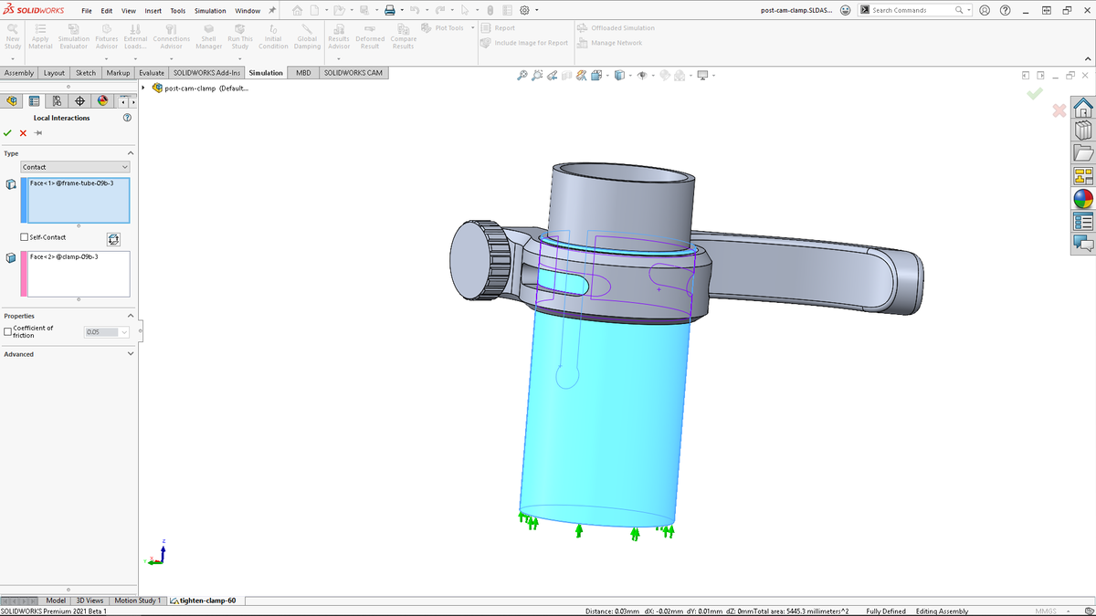 SOLIDWORKS Simulation 2021: быстрое, стабильное и точное моделирование  контактов | Dassault Systèmes | Дзен