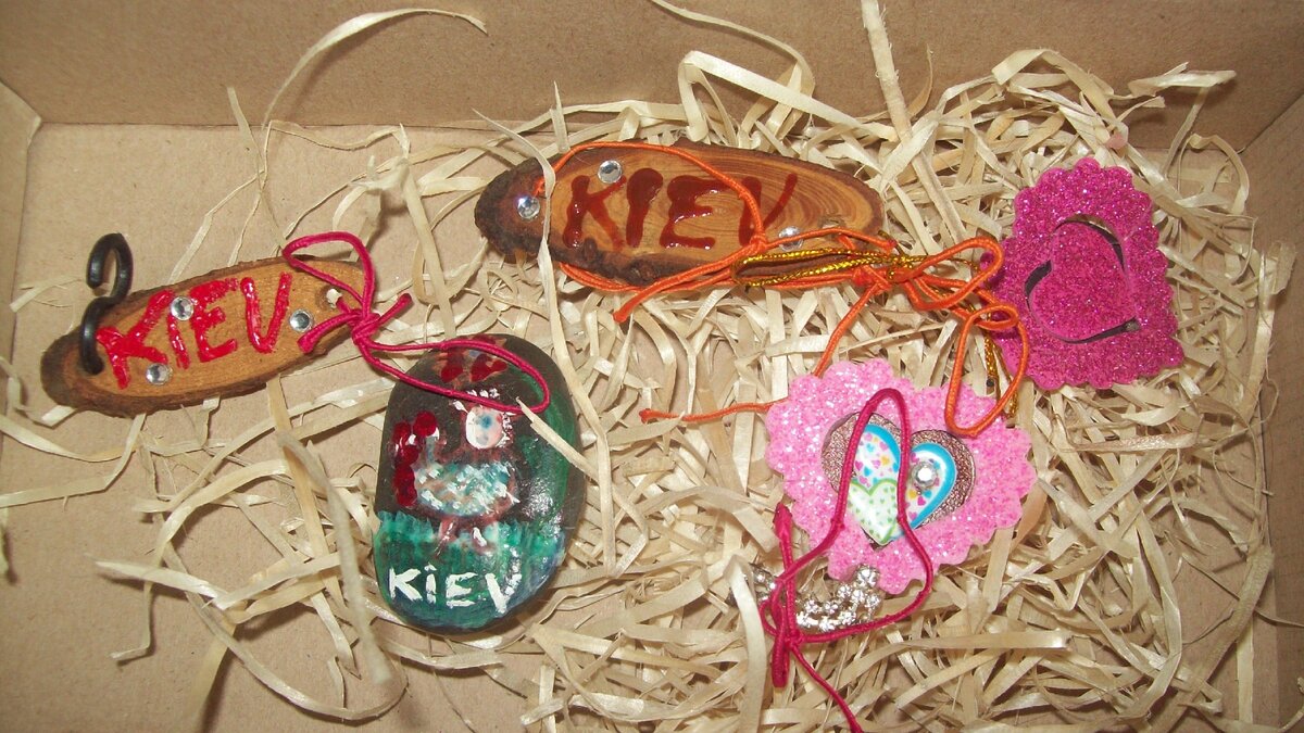 20 брелки из отходов