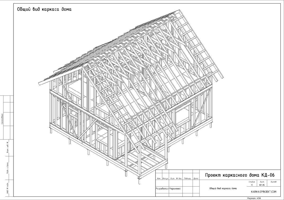 Проект каркасного дома 6х6 с мансардой проект