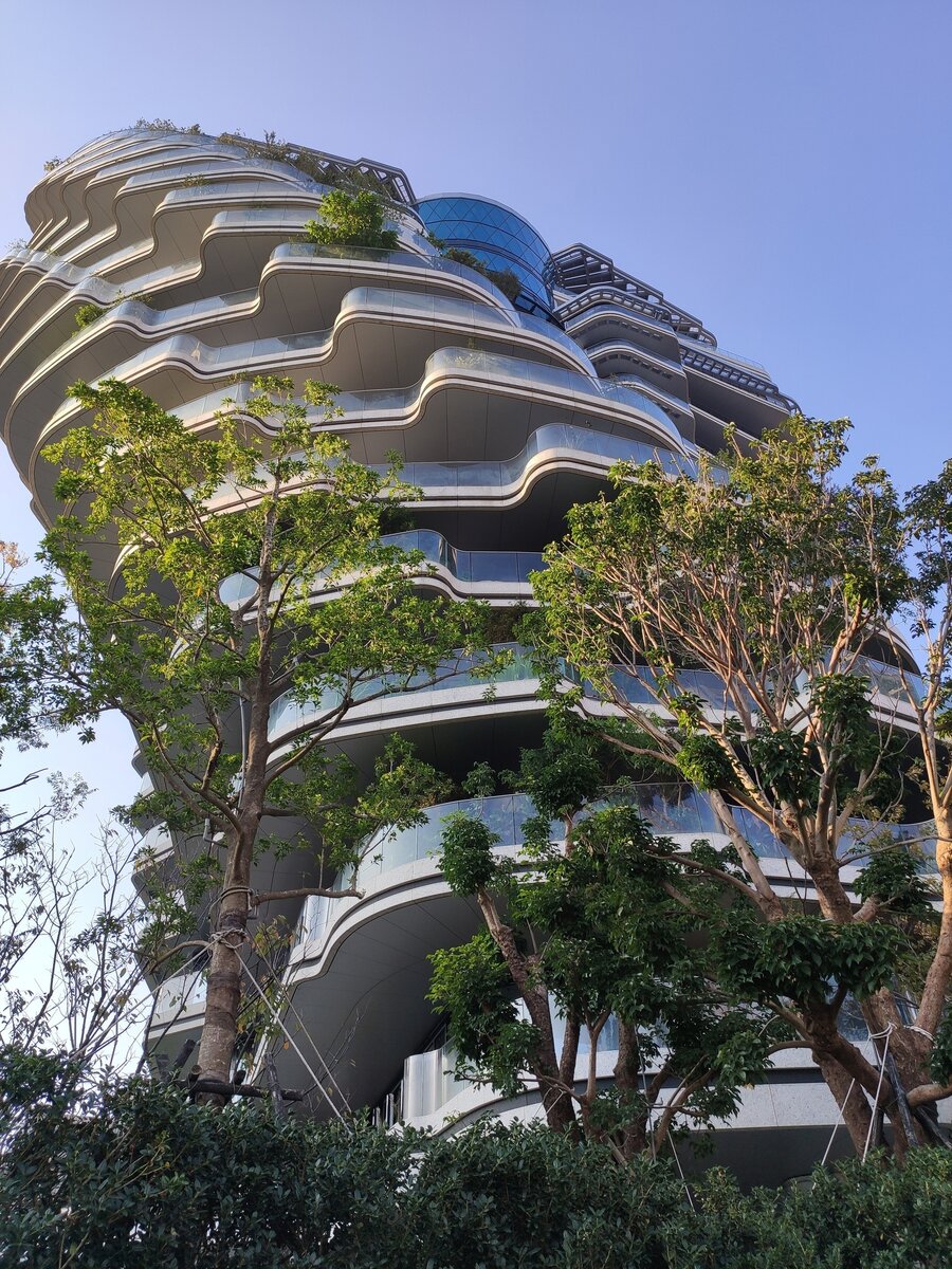 Agora Garden ранним утром