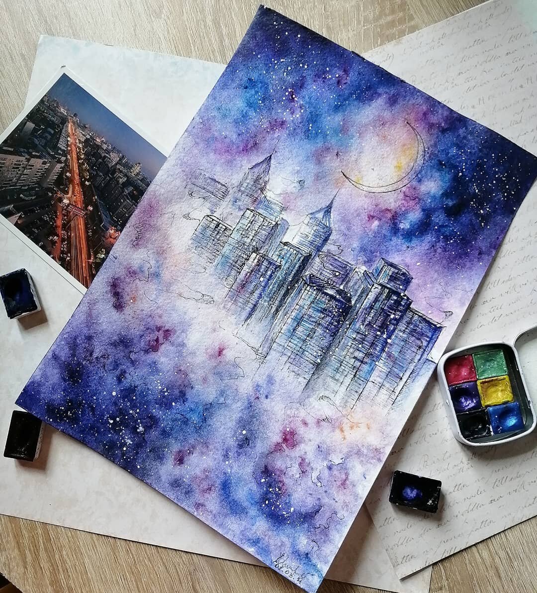 Моя иллюстрация💜