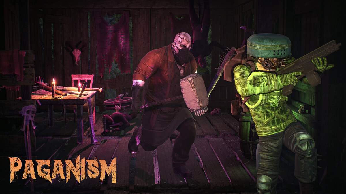 логово оккультистов и их сокровища стерегут  стражи с нечеловеческой силой