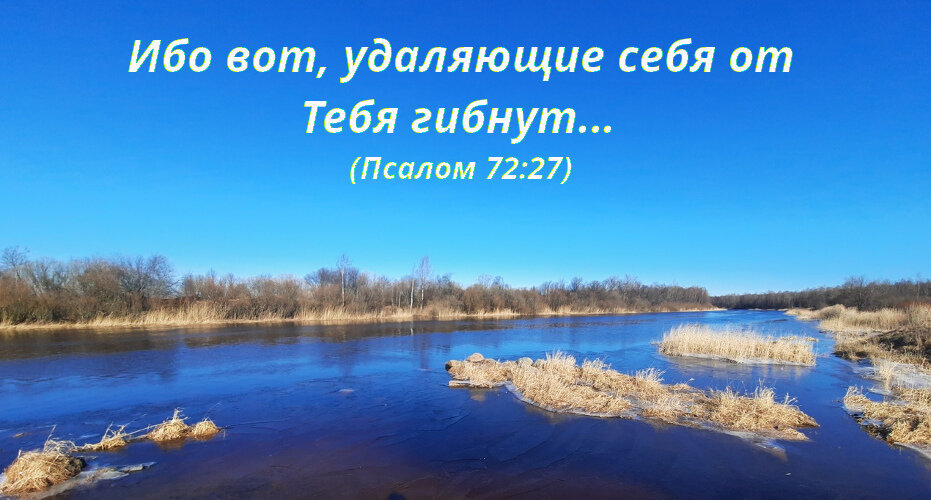 Нам кажется, что удаляясь от Бога, мы спасаемся, а на самом деле – погибаем