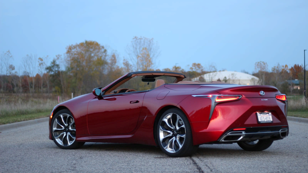 Кабриолет Lexus LC 500 2021-такой красоты вы еще не видели!