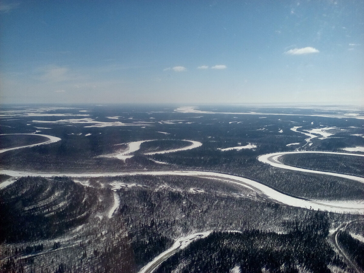 Ямал. Вид с вертолета.