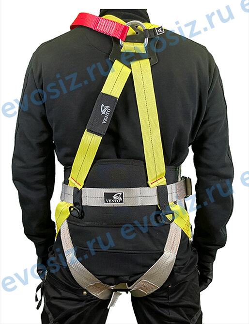 Страховочная привязь Альфа 5.0 вид сзади