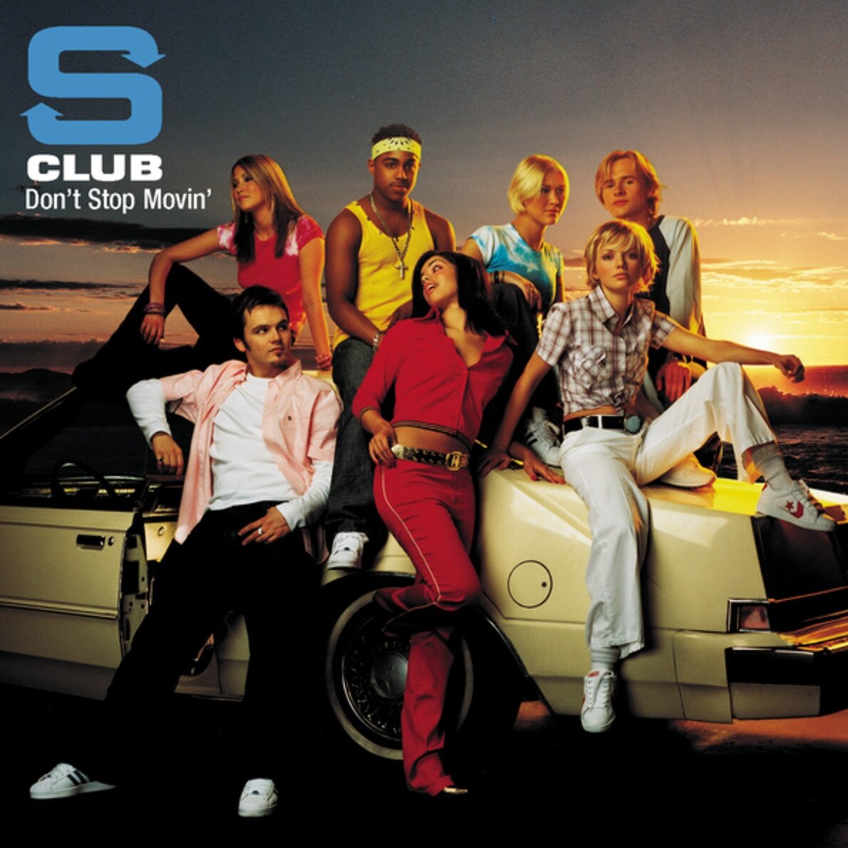 Обложка сингла "Don't Stop Movin'" британской поп-группы S Club 7