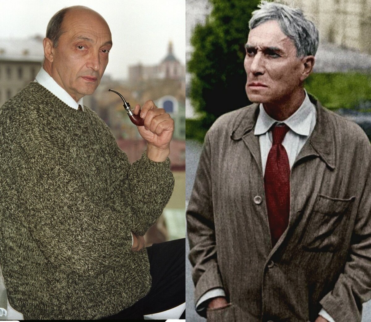 Михаил Козаков & Борис Пастернак ( фото из свободного доступа в интернете)