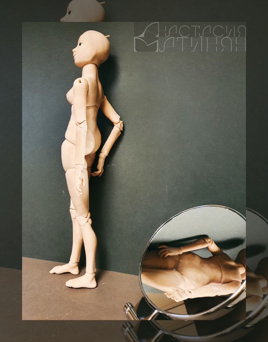 Кукла BJD процесс. Автор Анастасия Матинян. 