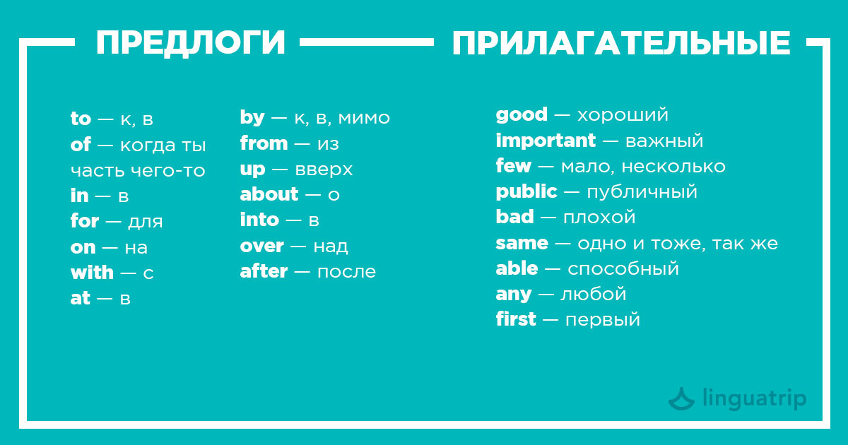 Часто употребляемые слова