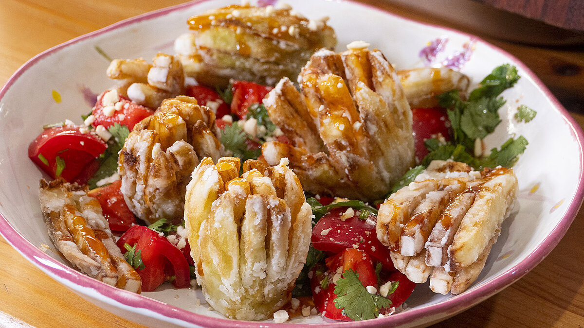 Хрустящие баклажаны