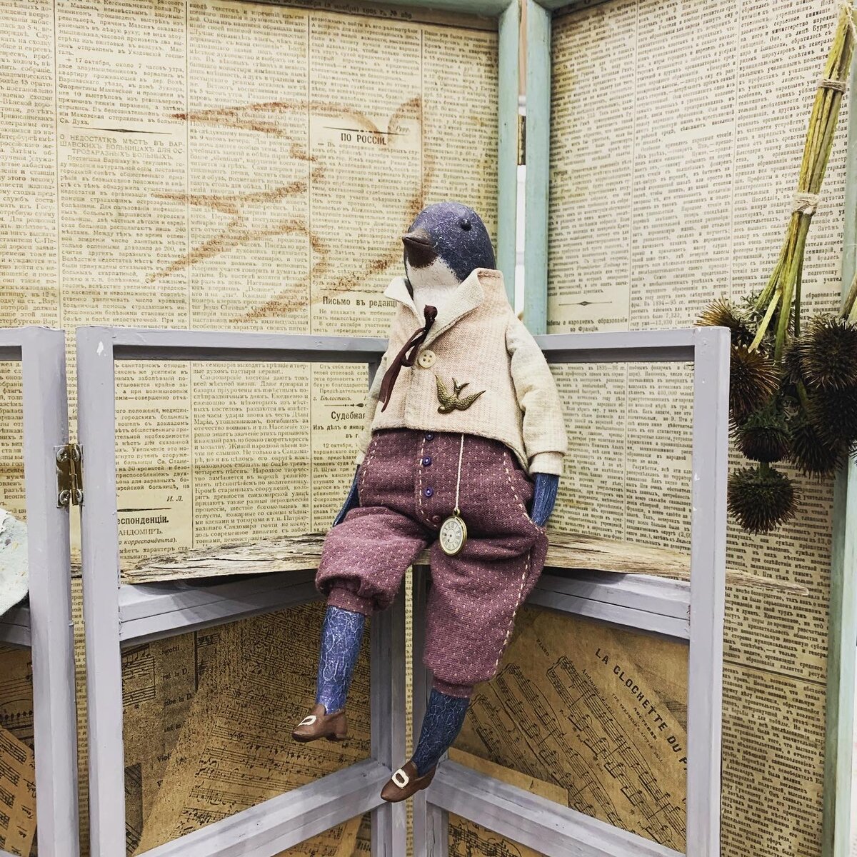 Авторская кукла Надежды Буре с выставки кукол на Тишинке 