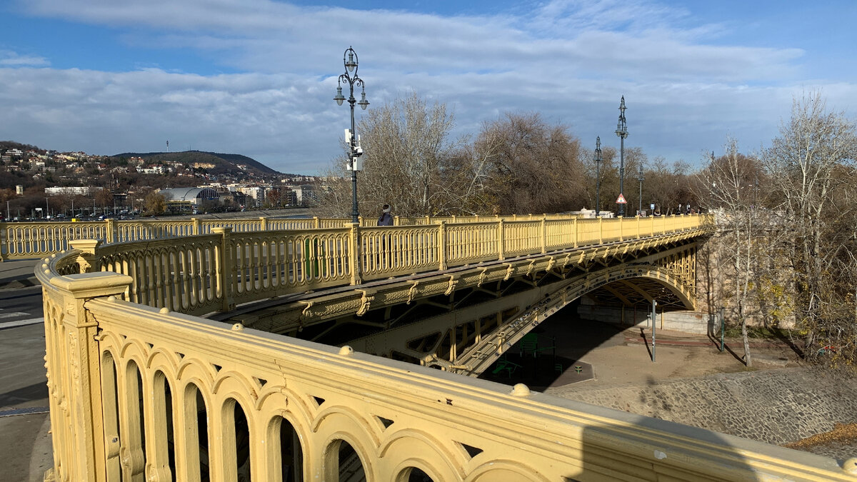 Мост на остров Маргит, Будапешт. Фото автора
