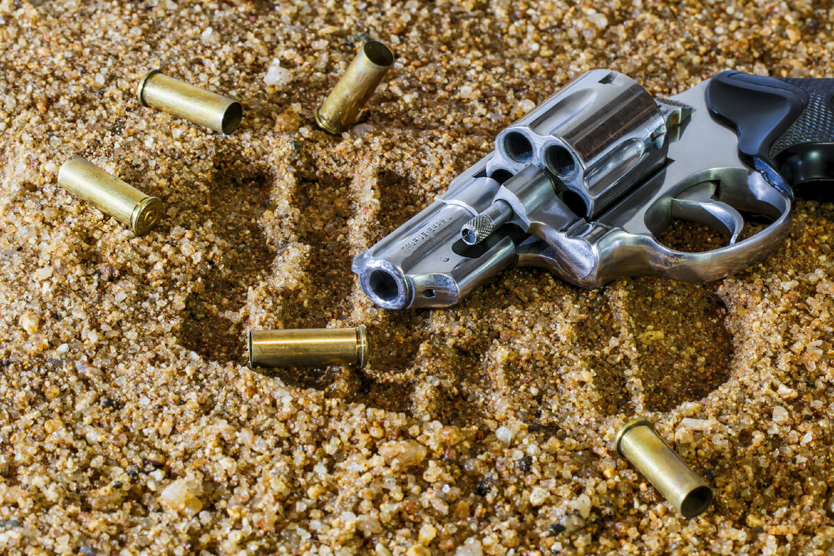 Фото автора stevepb https://pixabay.com/photos/firearm-revolver-bullet-gun-weapon-409252/