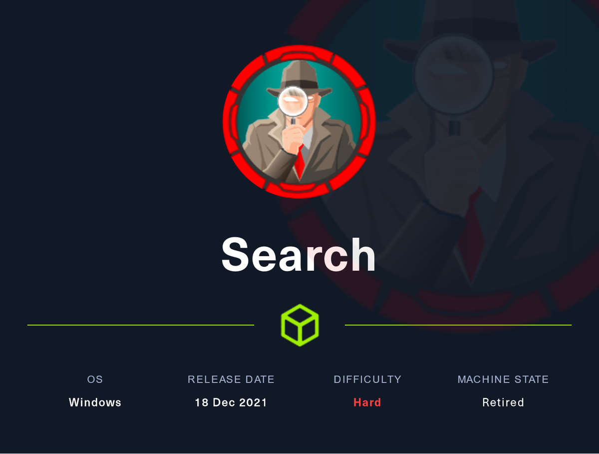 Прохождение машины Search на Hack The Box (HTB)