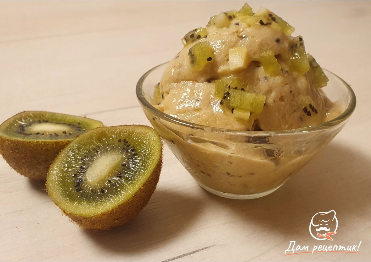 Десерт из киви и банана